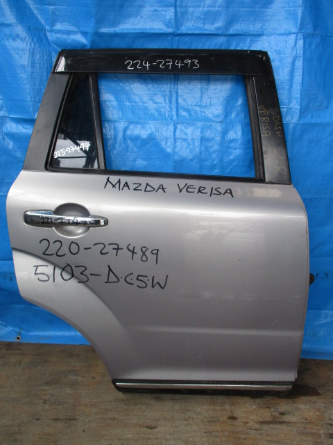 Used Mazda Verisa DOOR SHELL REAR RIGHT